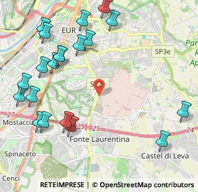 Mappa Quartiere XXXI Giuliano Dalmata, 00143 Roma RM, Italia (2.7485)