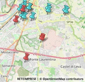 Mappa Quartiere XXXI Giuliano Dalmata, 00143 Roma RM, Italia (2.87938)