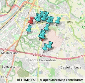 Mappa Quartiere XXXI Giuliano Dalmata, 00143 Roma RM, Italia (1.358)