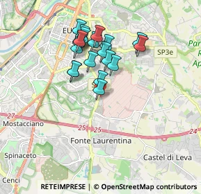 Mappa Quartiere XXXI Giuliano Dalmata, 00143 Roma RM, Italia (1.636)