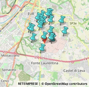 Mappa Quartiere XXXI Giuliano Dalmata, 00143 Roma RM, Italia (1.45)