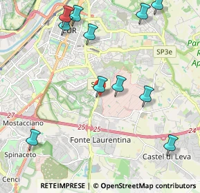 Mappa Quartiere XXXI Giuliano Dalmata, 00143 Roma RM, Italia (2.62)