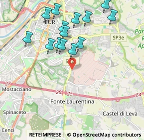 Mappa Quartiere XXXI Giuliano Dalmata, 00143 Roma RM, Italia (2.18143)