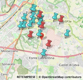 Mappa Quartiere XXXI Giuliano Dalmata, 00143 Roma RM, Italia (1.8875)