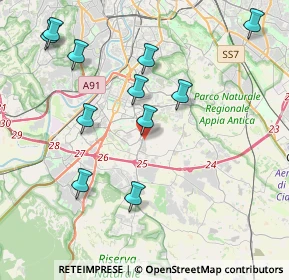 Mappa Quartiere XXXI Giuliano Dalmata, 00143 Roma RM, Italia (4.58091)