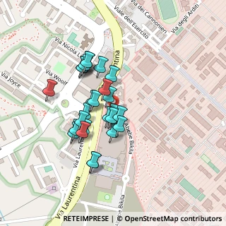 Mappa Quartiere XXXI Giuliano Dalmata, 00143 Roma RM, Italia (0.17308)