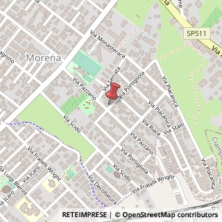 Mappa Via Portigliola, 86, 00118 Roma, Roma (Lazio)