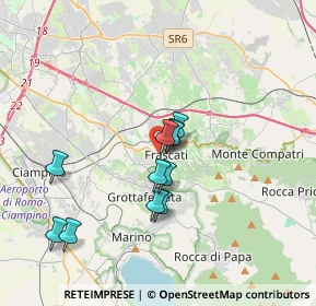 Mappa SP215, 00044 Frascati RM, Italia (3.08909)