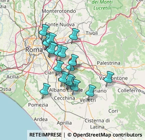Mappa 00040 Frascati RM, Italia (11.7835)