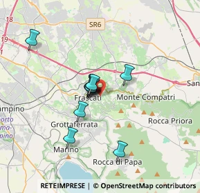Mappa 00040 Frascati RM, Italia (2.60636)