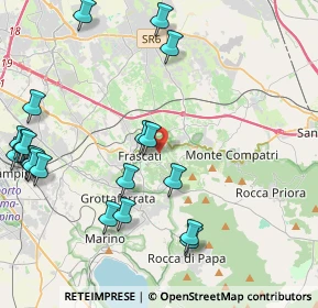 Mappa 00040 Frascati RM, Italia (5.5035)