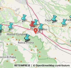 Mappa Via della Favetta, 00030 San Cesareo RM, Italia (5.929)