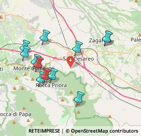 Mappa Via della Favetta, 00030 San Cesareo RM, Italia (4.21667)