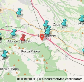 Mappa Via della Favetta, 00030 San Cesareo RM, Italia (7.0135)