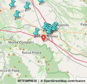 Mappa Via della Favetta, 00030 San Cesareo RM, Italia (4.09462)