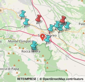 Mappa Via della Favetta, 00030 San Cesareo RM, Italia (3.60083)