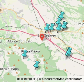 Mappa Via della Favetta, 00030 San Cesareo RM, Italia (4.40636)
