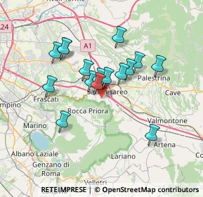 Mappa Via della Favetta, 00030 San Cesareo RM, Italia (6.21375)