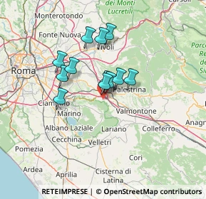 Mappa Via della Favetta, 00030 San Cesareo RM, Italia (10.62167)