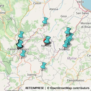 Mappa Viale Alcide De Gasperi, 86081 Agnone IS, Italia (16.969)