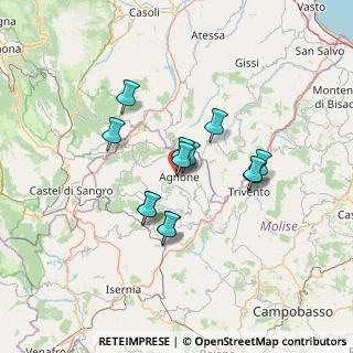 Mappa Viale Alcide De Gasperi, 86081 Agnone IS, Italia (11.14231)