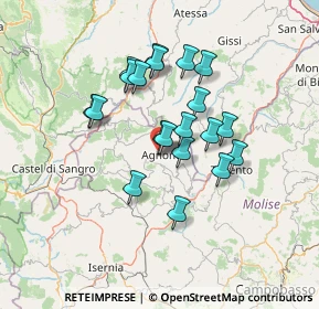 Mappa Viale Alcide De Gasperi, 86081 Agnone IS, Italia (11.746)