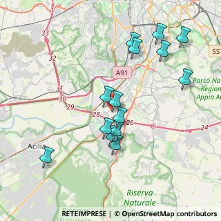 Mappa Via Fiume delle Perle, 00144 Roma RM, Italia (4.07929)