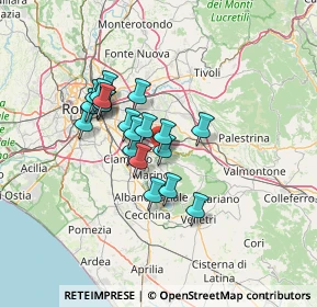 Mappa Via Massimo D'Azeglio, 00044 Frascati RM, Italia (10.8315)
