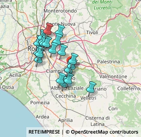Mappa Via Massimo D'Azeglio, 00044 Frascati RM, Italia (12.3575)