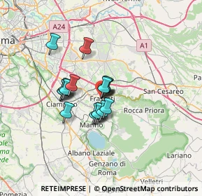 Mappa Via Felice Ferri, 00044 Frascati RM, Italia (4.60353)