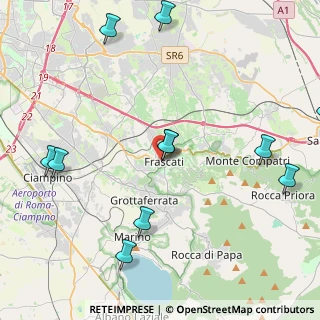 Mappa Via Massimo D'Azeglio, 00044 Frascati RM, Italia (5.58364)