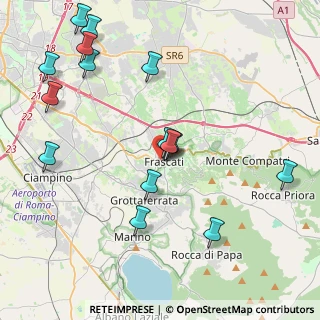 Mappa Via Massimo D'Azeglio, 00044 Frascati RM, Italia (4.805)