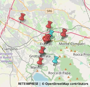 Mappa Via Felice Ferri, 00044 Frascati RM, Italia (2.53833)