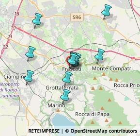 Mappa Via Felice Ferri, 00044 Frascati RM, Italia (2.68538)