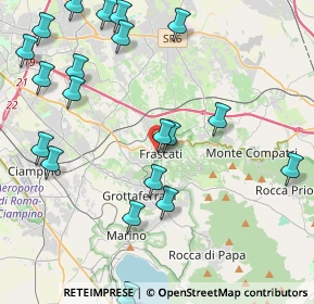 Mappa Via Felice Ferri, 00044 Frascati RM, Italia (5.489)