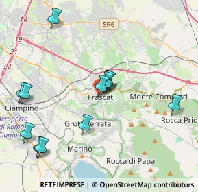 Mappa Via Seghetti, 00044 Frascati RM, Italia (4.44917)