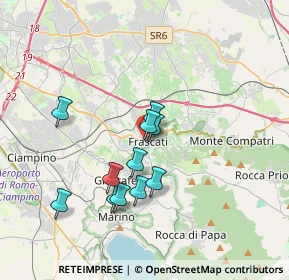 Mappa Via Felice Ferri, 00044 Frascati RM, Italia (3.20455)