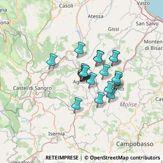 Mappa Via Gabriele Saulino, 86081 Agnone IS, Italia (9.66)