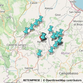Mappa Via Gabriele Saulino, 86081 Agnone IS, Italia (10.8725)