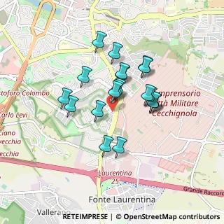 Mappa Via Celine, 00143 Roma RM, Italia (0.728)