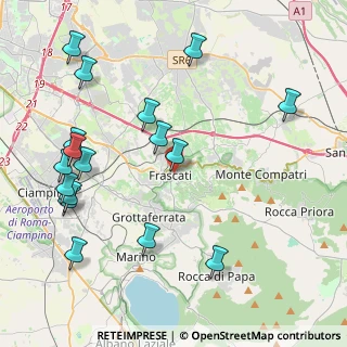 Mappa Via Villa Borghese, 00044 Frascati RM, Italia (5.25118)