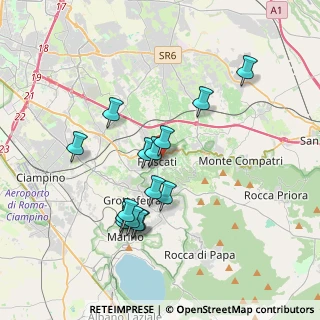 Mappa Via Villa Borghese, 00044 Frascati RM, Italia (3.61933)