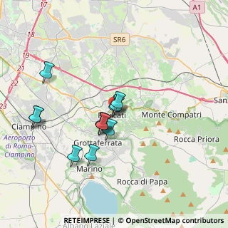Mappa Via Villa Borghese, 00044 Frascati RM, Italia (3.22917)
