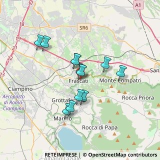 Mappa Via Villa Borghese, 00044 Frascati RM, Italia (3.06)