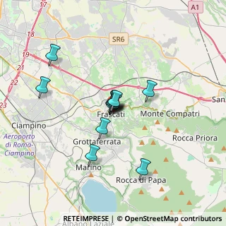 Mappa Via Villa Borghese, 00044 Frascati RM, Italia (2.4925)