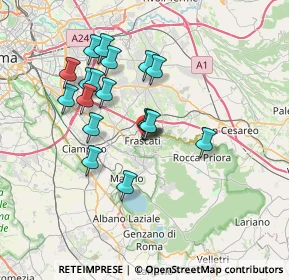 Mappa Via dell'Asilo, 00044 Frascati RM, Italia (6.73333)