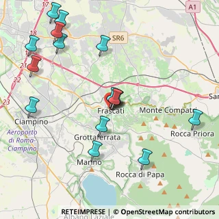 Mappa Largo Pentini, 00044 Frascati RM, Italia (4.80938)