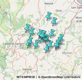 Mappa Piazza dell’Unità d’Italia, 86081 Agnone IS, Italia (9.273)