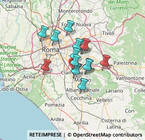 Mappa Via Serri, 00043 Ciampino RM, Italia (9.36786)