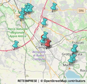 Mappa Via Serri, 00043 Ciampino RM, Italia (4.74471)